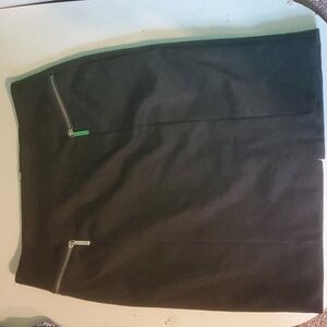 Michael Michael Kors women's 6 charcoal grey mid pencil skirt